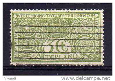 Netherlands - 1906 - 3 Cents Society For Prevention Of Tuberculosis - Used - Oblitérés