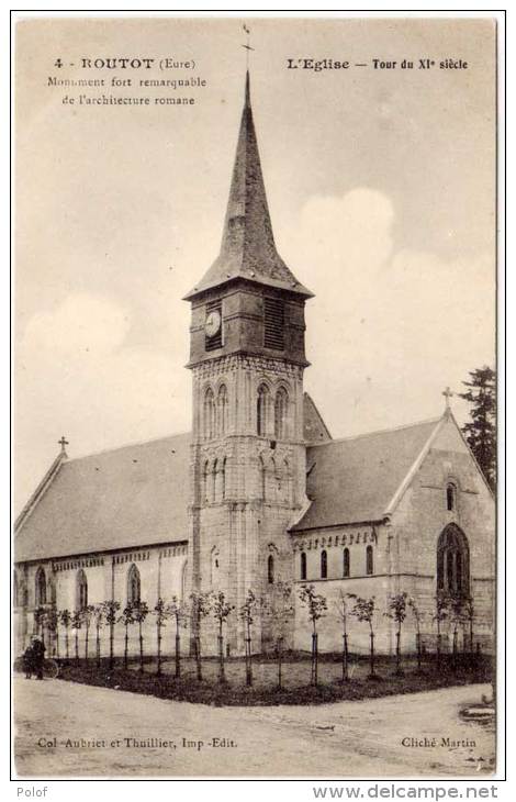 ROUTOT - L' Eglise - Tour Du XI° Siècle    (59392) - Routot