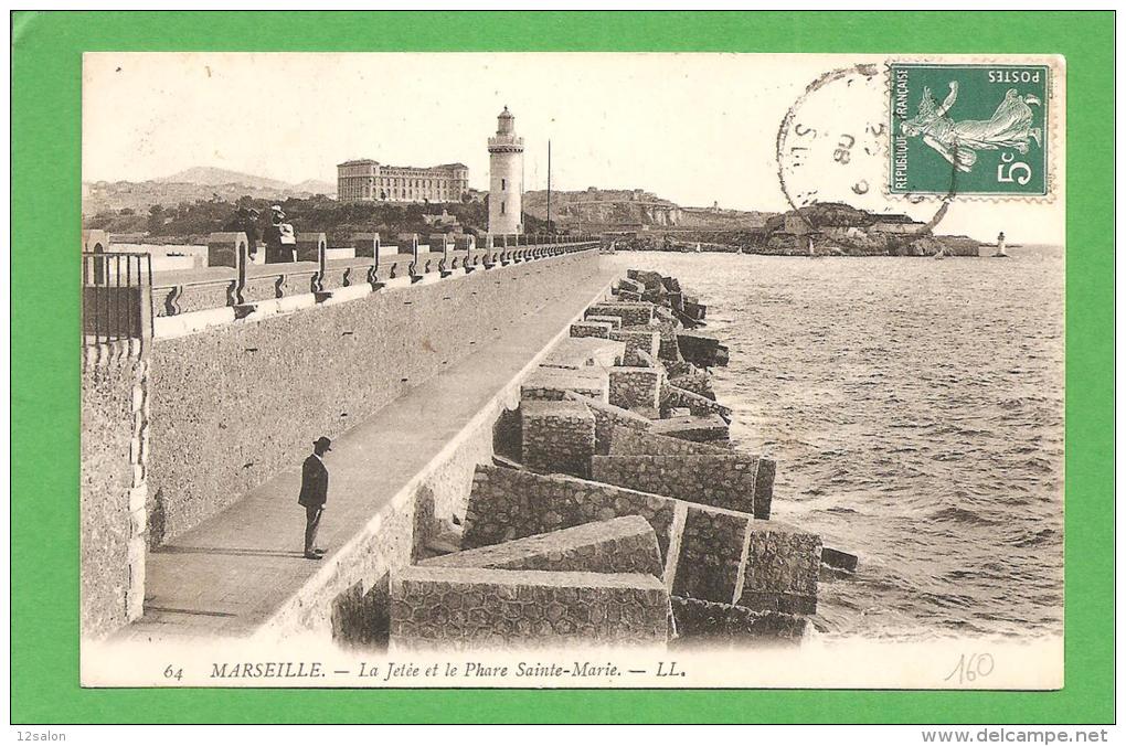 MARSEILLE Lot 160 La Jetée Et Le Phare St Marie - Zonder Classificatie