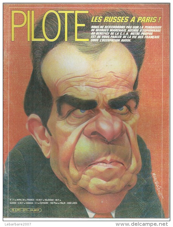 PILOTE Mensuel  N° 71  -  Déssin: MORCHOISNE   -  AVRIL  1980 - Pilote