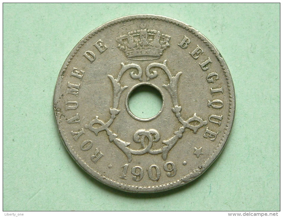 1909 FR - 25 Centimes / Morin 256 ( For Grade, Please See Photo ) !! - 25 Centimes