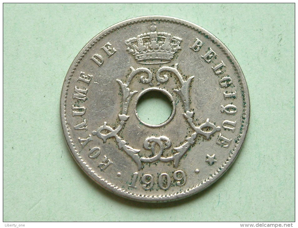 1909 FR - 25 Centimes / Morin 256 ( For Grade, Please See Photo ) !! - 25 Cents