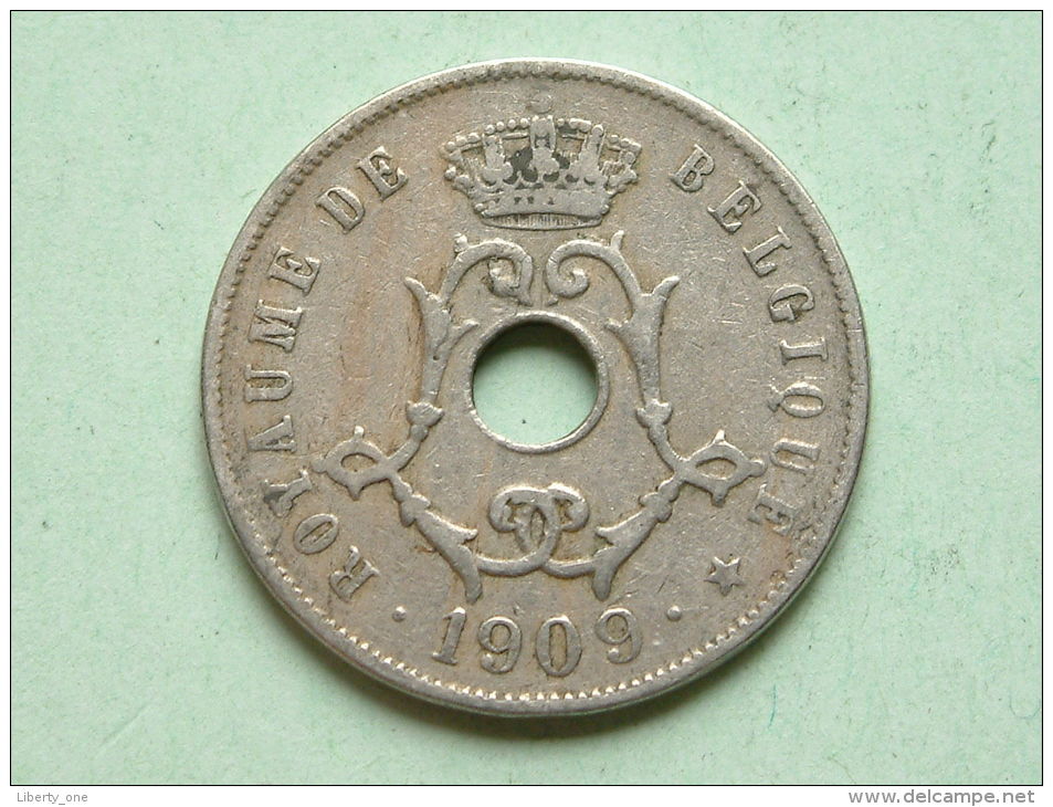 1909 FR - 25 Centimes / Morin 256 ( For Grade, Please See Photo ) !! - 25 Centimes