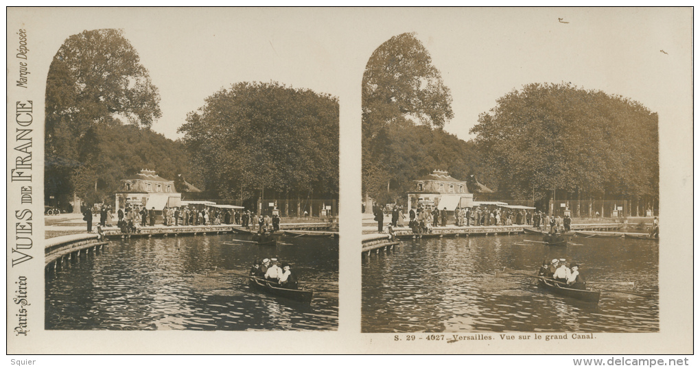 France, Versailles,Grand Canal, S. 29-4027, Vues De France - Stereoskope - Stereobetrachter