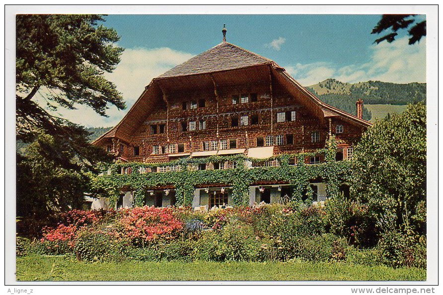 REF 124 : CPSM SUISSE Hotel Grand Chalet Rossiniere Vaud - Rossinière