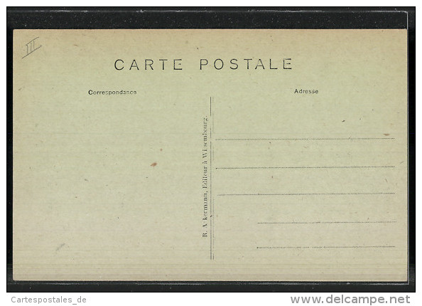 CPA Wissembourg, La Porte De Landau En 1870 - Wissembourg