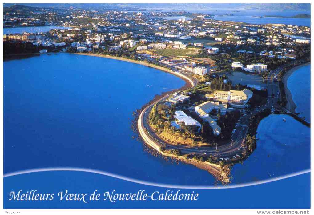 Entier Postal De 2002 Sur CP Avec Timbre "Chaîne Centrale Et  Illust. "Meilleurs Voeux - Nouméa : Baie Des Citrons" - Ganzsachen