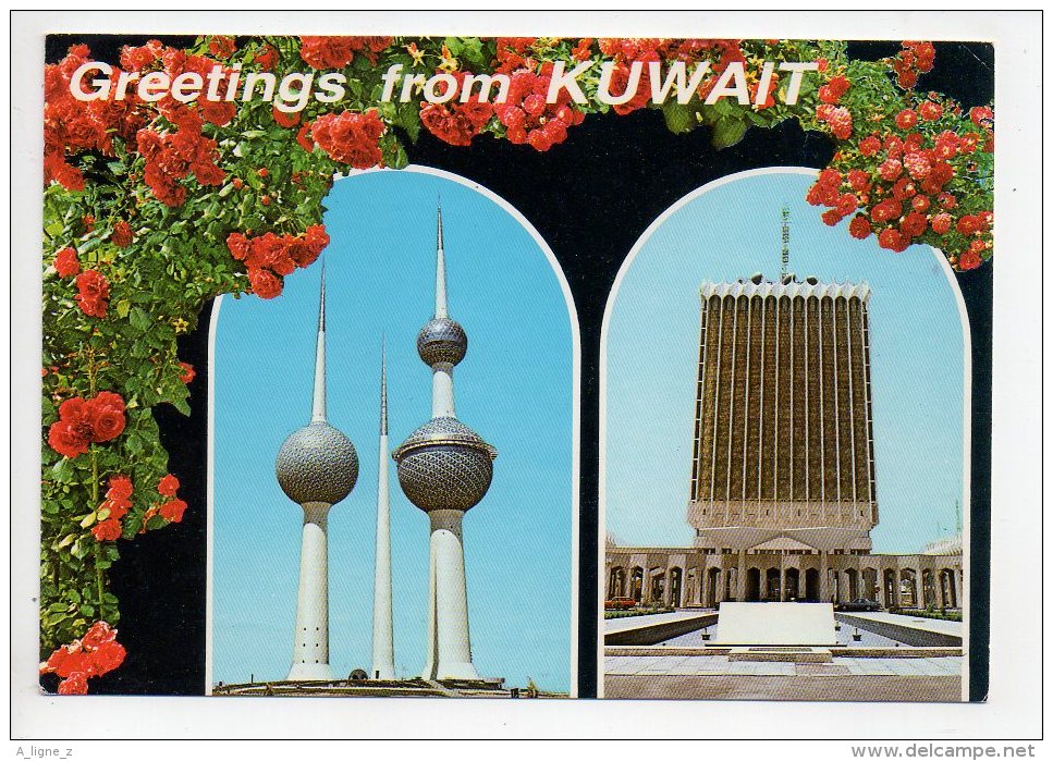 REF 129 : CPSM Greetings From Kuwait - Koeweit