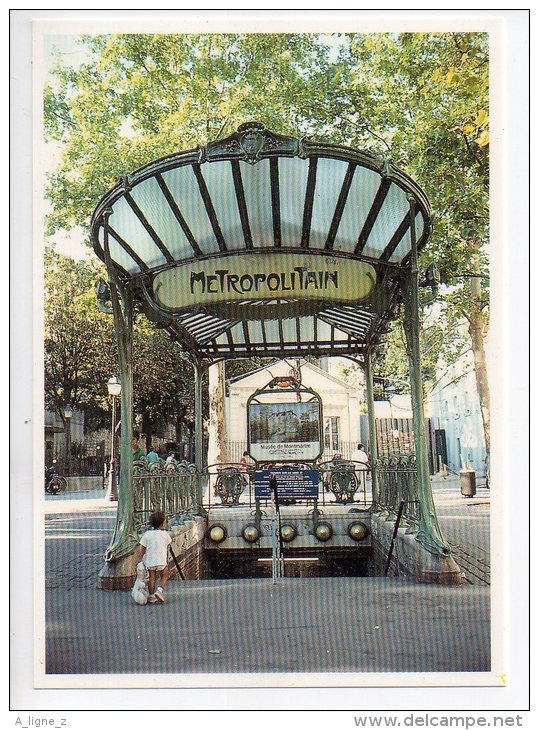 REF 131 : CPM Paris Metro Station Abbesses - Métro