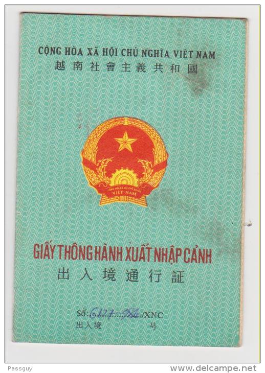 VIETNAM Passeport Frontalier Pour La Chine1998 Border Passport For China - Historische Documenten