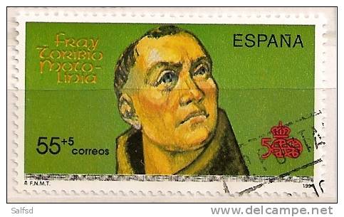 Spain Edifil # 3140 (o) V Centenario. Fray Toribio De Motolinía / Religion - Usados