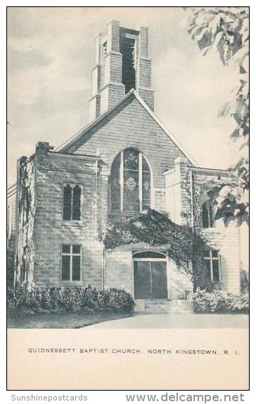 Rhode Island North Kingston Quidnessett Baptist Church Artvue - Altri & Non Classificati