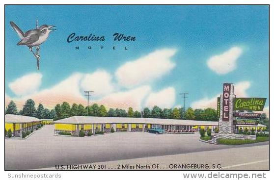 South Carolina Orangeburg Carolina Wren Motel &amp;amp  Dining Room - Orangeburg