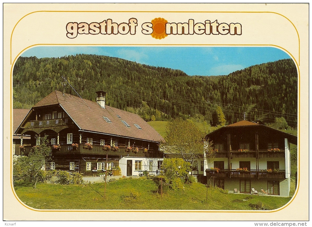 CP De GNESAU " Gasthof-pension SONNLEITEN " . - Feldkirchen In Kärnten