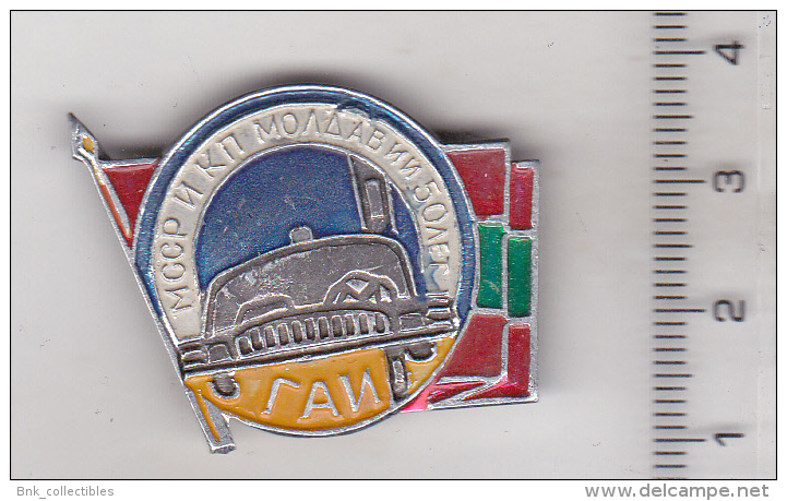 USSR Russia Pin Badge - GAI - Ford