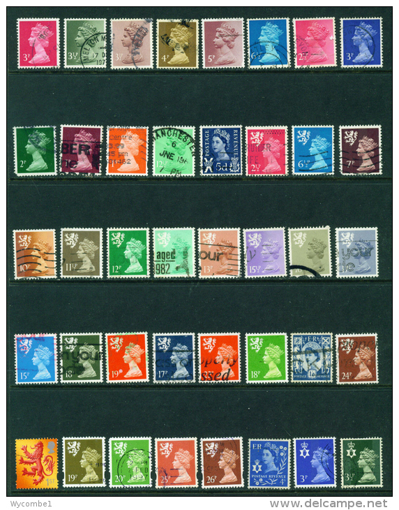 GREAT BRITAIN - Small Collection Of Small Format Definitive/Commemorative/ Regional  Stamps As Scans 6 - Collections