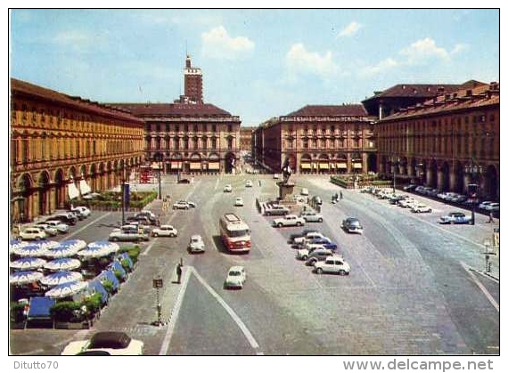 Torino - Piazza S.carlo - Formato Grande Viaggiata - Orte & Plätze