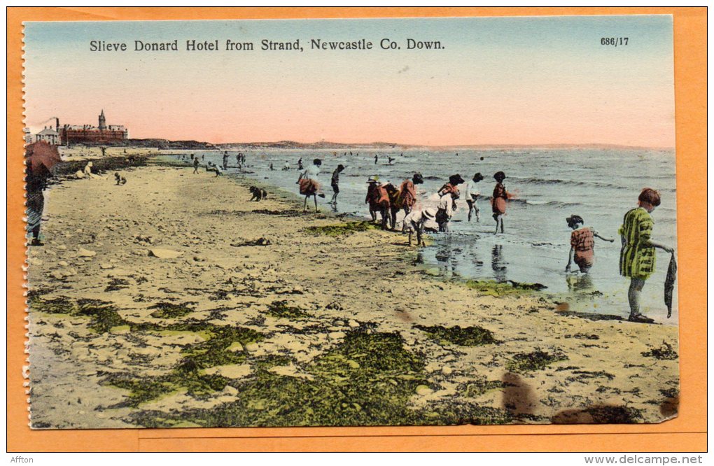 Slieve Donard Hotel Newcastle Co Down Old Postcard - Down