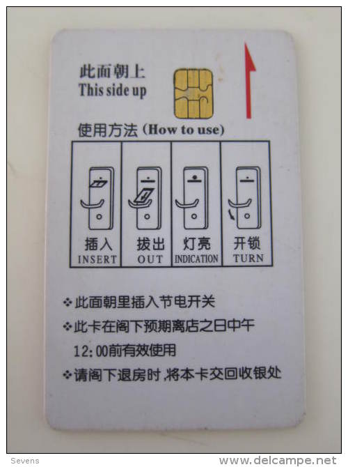 China Hotel Key Card,Jingcheng Hotel - Non Classés