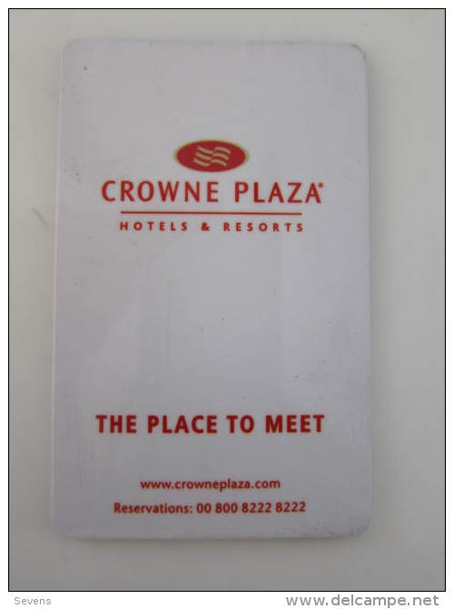 China Hotel Key Card,Crowne Plaza  Hotel - Unclassified