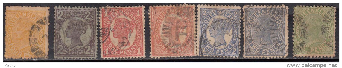 Queensland, Australia. Used. Queen Series. As Scan - Used Stamps