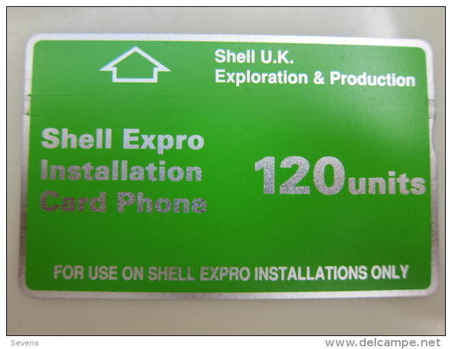 Shell Expro Installation Card Phone,120 Units,mint - [ 2] Oil Drilling Rig