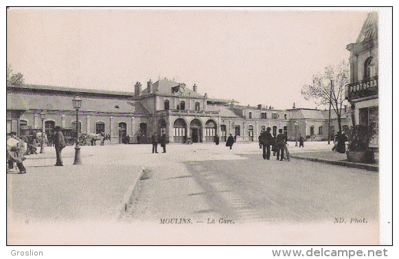 MOULINS 6 LA GARE  1918 - Moulins