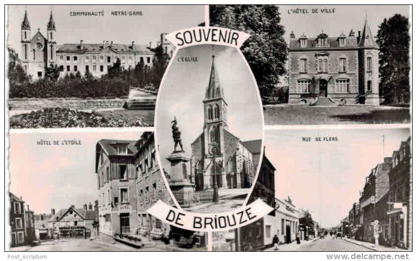 Briouze Souvenir - Multivue : Rue De Flers - Hotel De L'étoile, Commauté ND, Hotel De Ville - Briouze