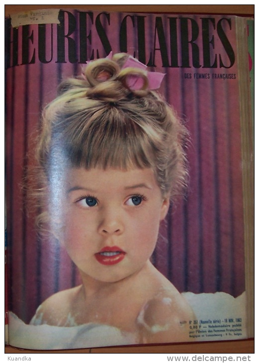 1963 Heures Claires - Nouvelle Série No 340-355,Album Relie,Bound Album, Album Rilegato