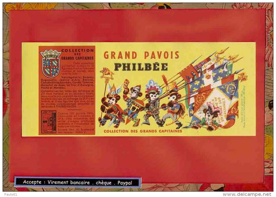 BUVAR / BLOTTER /  Pain D´Epices Collection Des Grands Capitaines : PHIBEE Grand Pavois - Pain D'épices