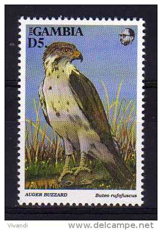 Gambia - 1993 - D5 Definitive - Auger Buzzard - MNH - Gambia (1965-...)