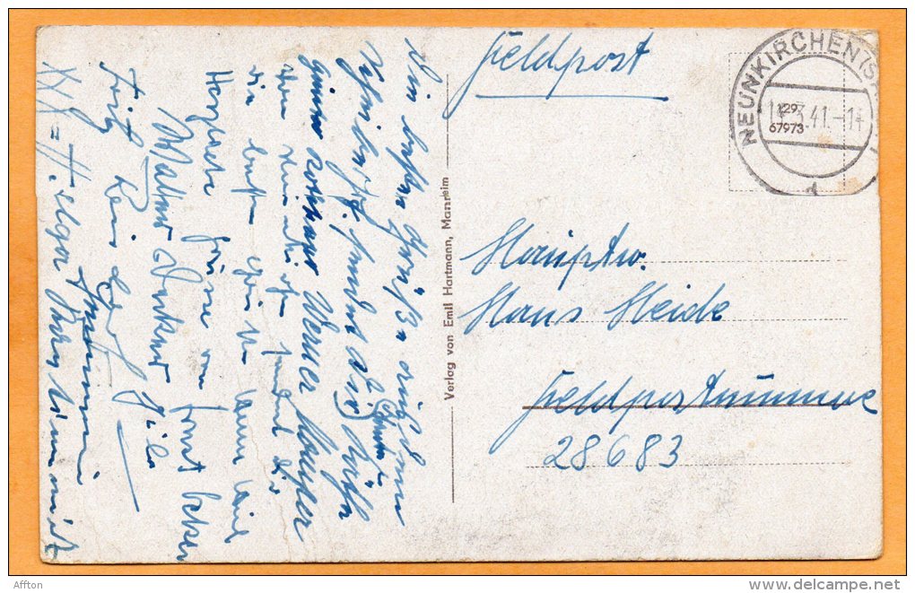 Neunkirchen Im Aquarium 1941 Postcard - Kreis Neunkirchen