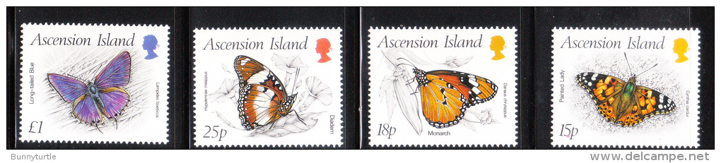 Ascension 1987 Butterflies MNH - Ascension