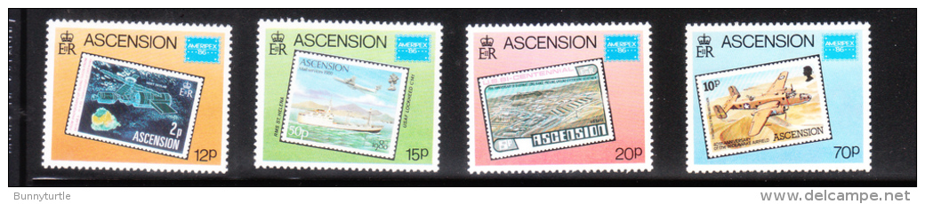 Ascension 1986 Ameripex Stamps MNH - Ascension