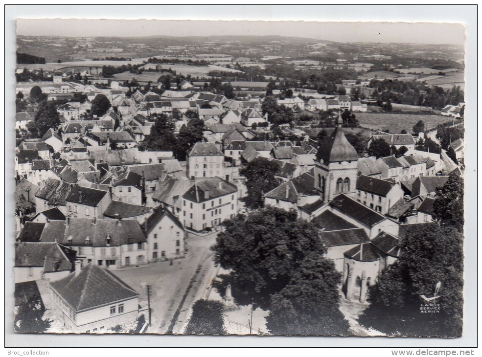 En Avion Au-dessus De... Saint-Gervais-d´Auvergne, L´église Et La Ville, éd. Lapie N° 4 - Saint Gervais D'Auvergne