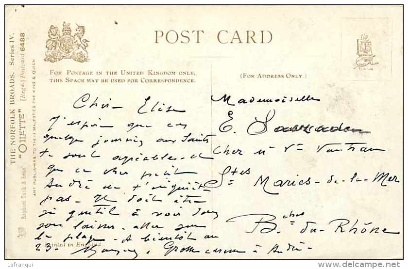 Royaume Uni -united Kingdom-uk -ref A658- Raphael Tuck S Postcard - The Norfolk - - Autres & Non Classés