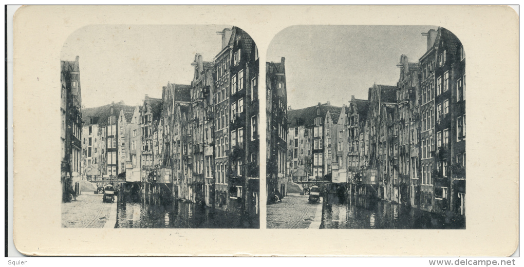 Amsterdam, Oude Zijds Achterburgwal - Stereoskope - Stereobetrachter