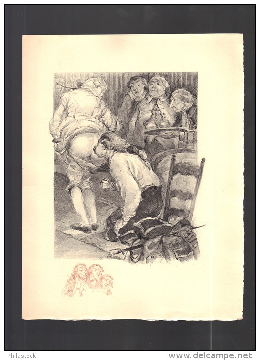 Claude Tillier Mon Oncle Benjamin 1937 édition spéciale illustrations polychromes D.H. Ponchon & Gandon (rare)