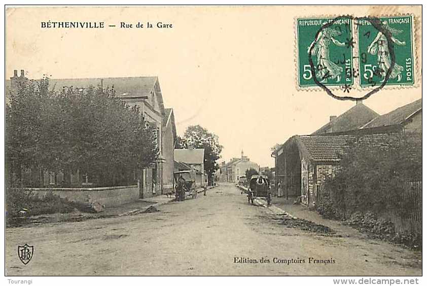 Août13b 105 : Bétheniville  -  Rue De La Gare - Bétheniville