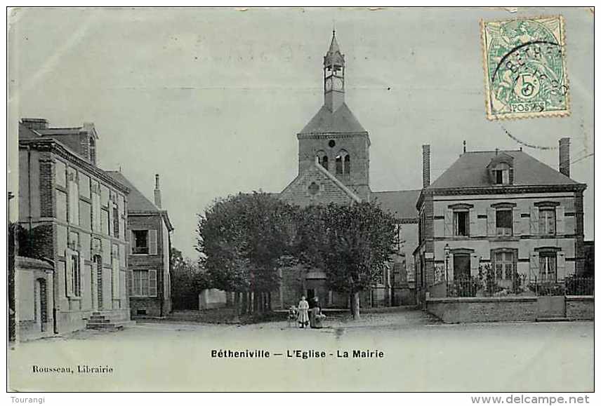 Août13b 107 : Bétheniville  -  Eglise  -  Mairie - Bétheniville