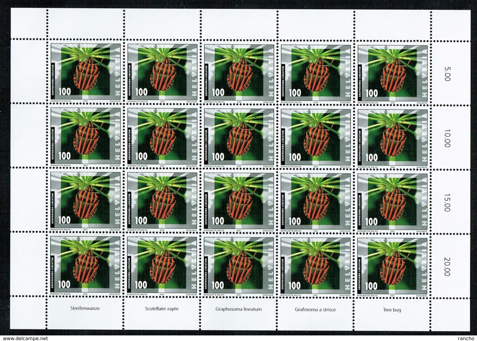 ** SERIE 4xPLANCHES 2002 COLLECTIONS NEUFS C/.S.B.K. Nr:1061/1064. Y&TELLIER Nr:1727/1730. MICHEL Nr:1802/1805.** - Unused Stamps