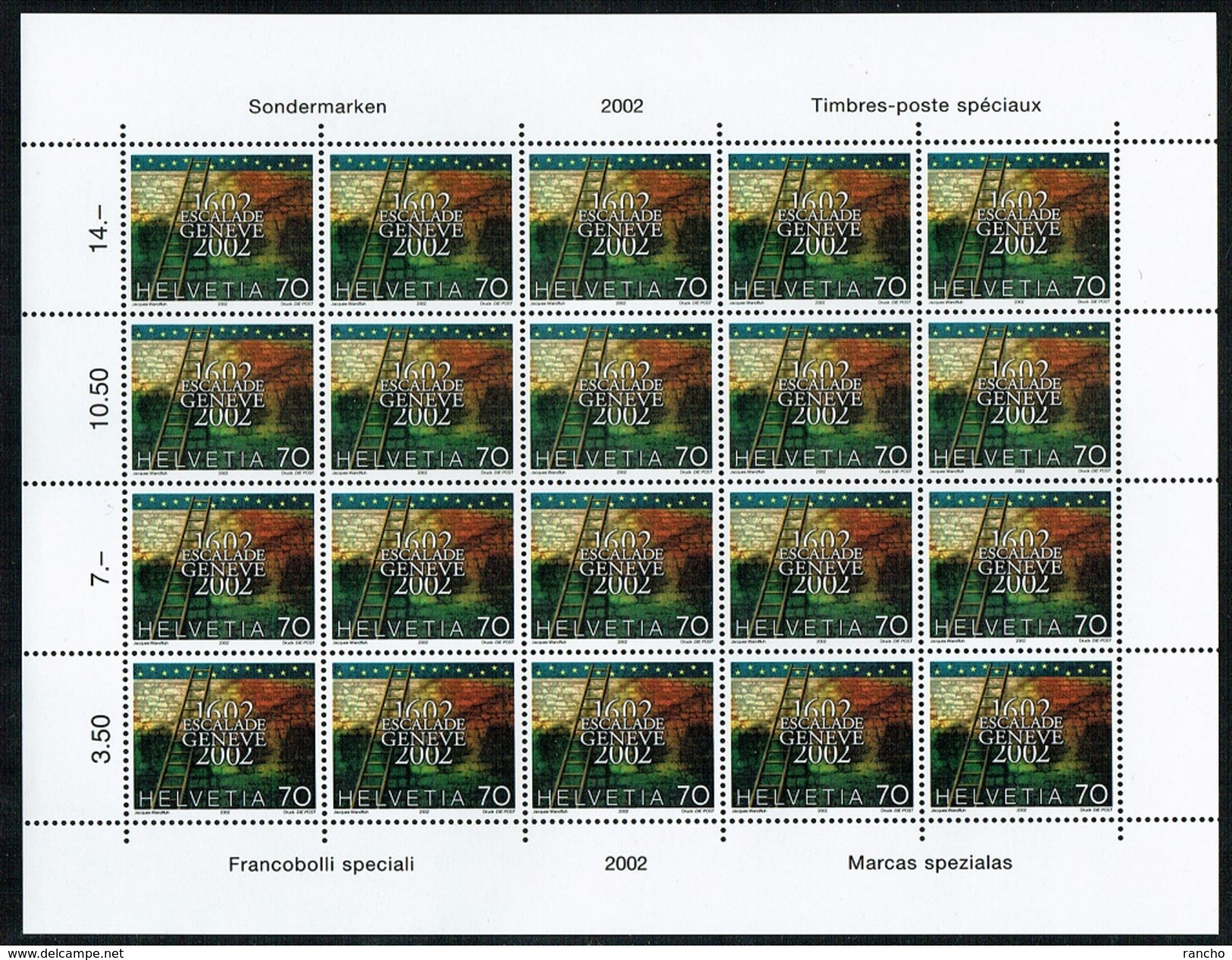 ** SERIE 2xPLANCHES 2002 COLLECTIONS NEUFS C/.S.B.K. Nr:1045/1046. Y&TELLIER Nr:1707/1708. MICHEL Nr:1782/1783.** - Unused Stamps