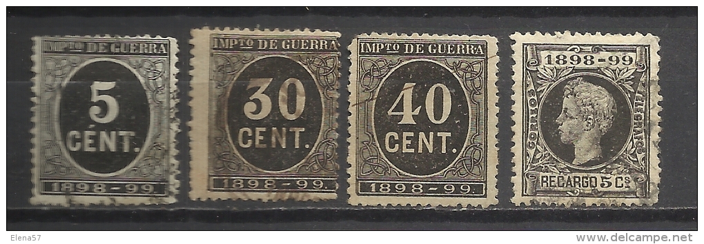 8178-31,00€  LOTE SELLOS CLASICOS IMPUESTO  GUERRA ESPAÑA CATALOGO EDIFIL ALEMANY.LOTE DE SELLOS CLASICOS IMPUESTO DE GU - Impuestos De Guerra