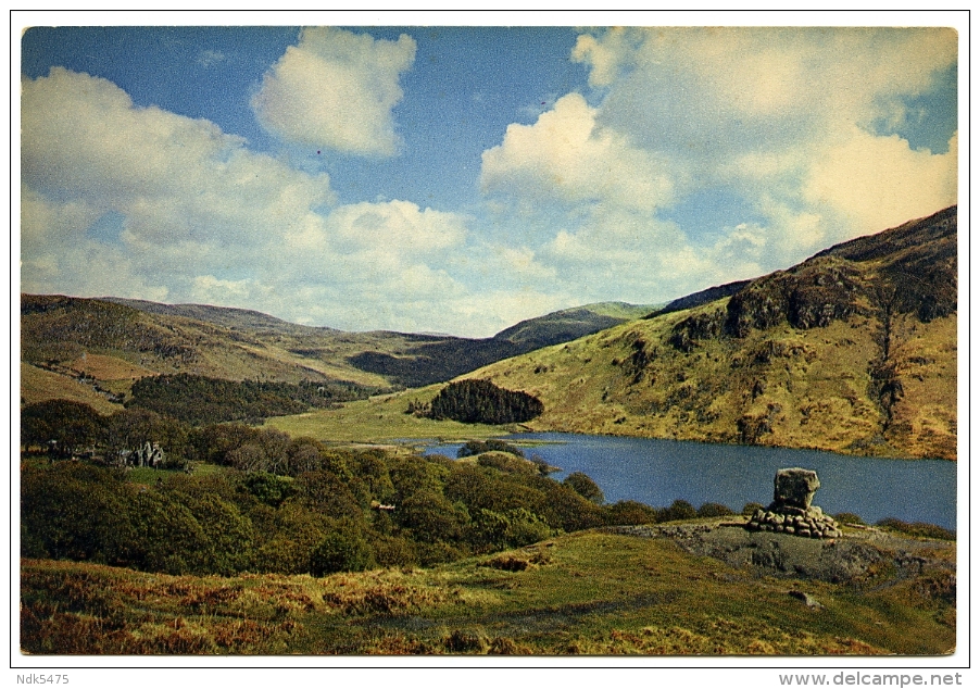 LOCH TROOL AND THE GALLOWAY HIGHLANDS (10 X 15cms Approx.) - Dumfriesshire