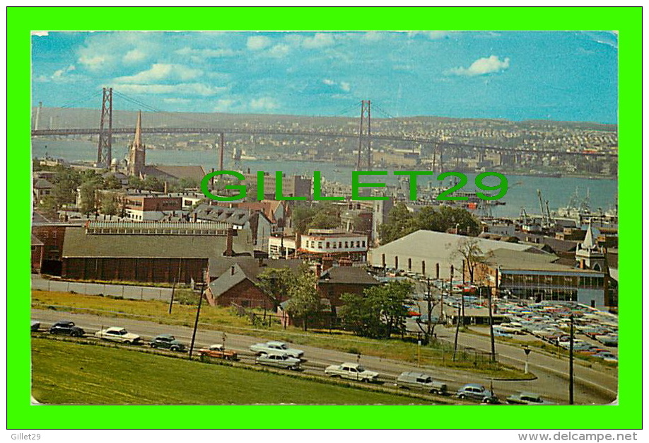 HALIFAX, NOVA SCOTIA - FROM CITADEL HILL - THE ANGUS L. MACDONALD BRIDGE - TRAVEL IN 1969 - - Halifax