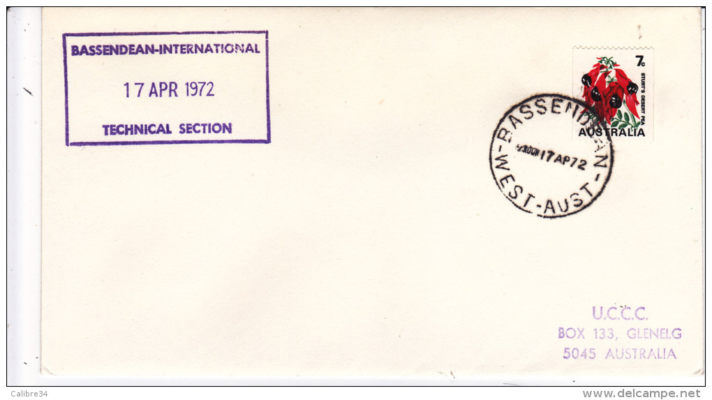 APOLLO 16 BASSENDEAN INTERNATIONAL Technical Section AUSTRALIE   17 Avril 1972 - Ozeanien