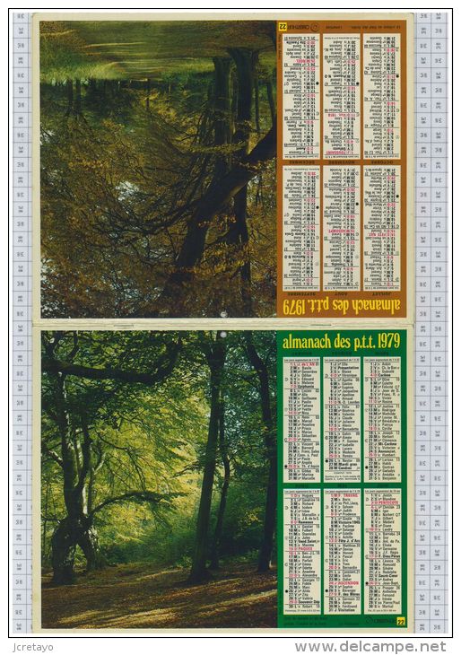 L'Almanach Des PTT De 1979, Gironde 33 Incomplet - Formato Grande : 1971-80