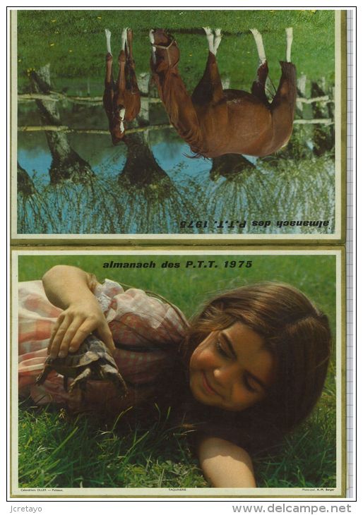 L'Almanach Des PTT De 1975, Gironde 33 - Grand Format : 1971-80