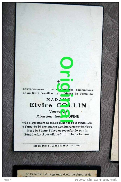 Elvire Collin, Vv Copine + Monceau 1963 - Bievre