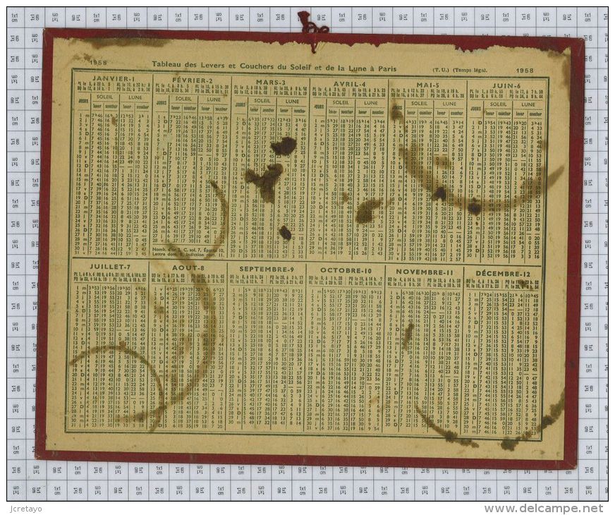 L'Almanach Des PTT De 1958, Incomplet - Grand Format : 1941-60
